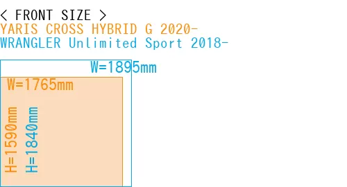 #YARIS CROSS HYBRID G 2020- + WRANGLER Unlimited Sport 2018-